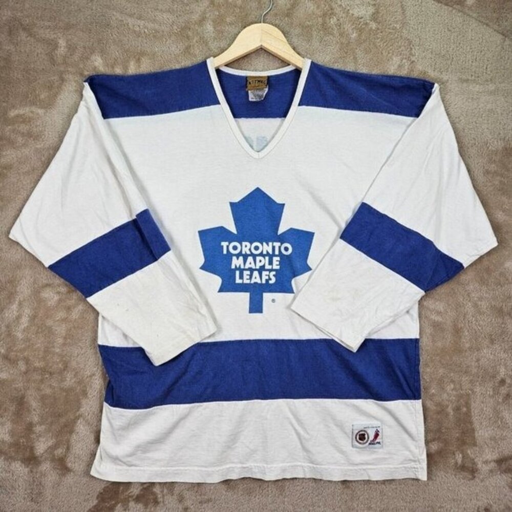 Vintage Toronto Maple Leafs Shirt Doug Gilmour #93 Men's Size XL Long Sleeve NHL - Picture 1 of 16